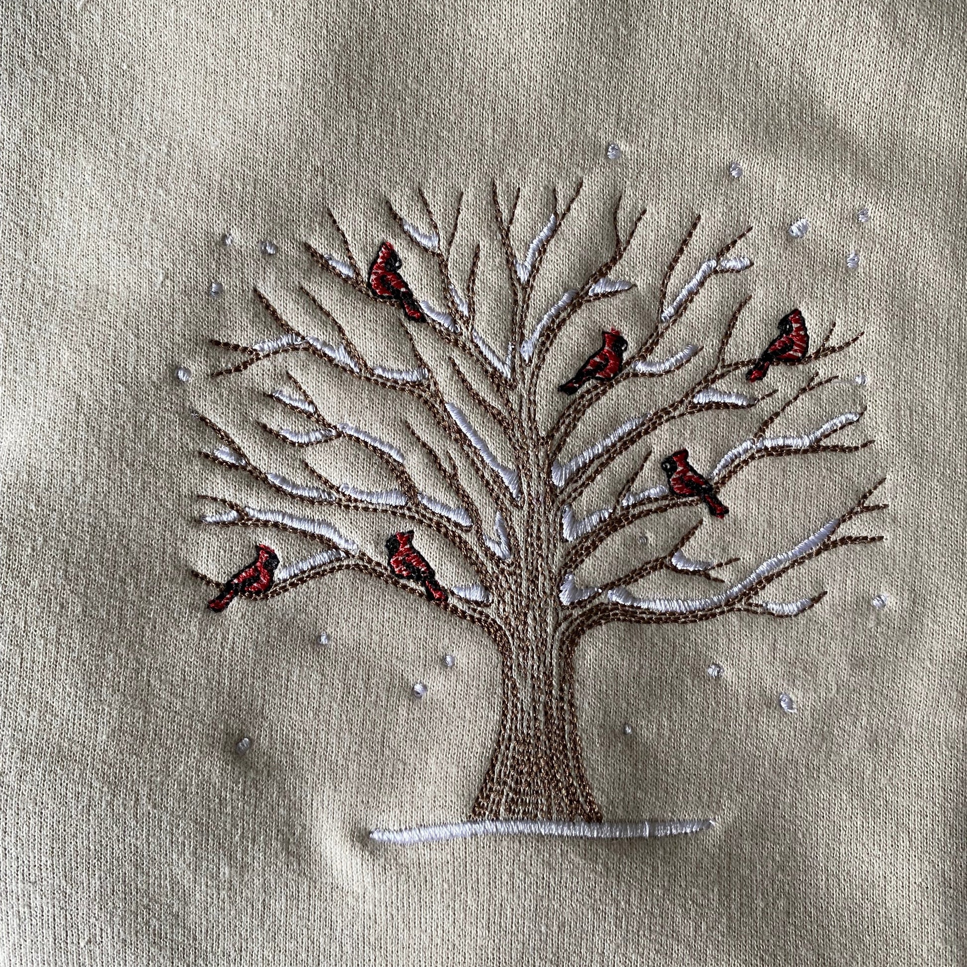 WINTER CARDINAL - Petals & Thread