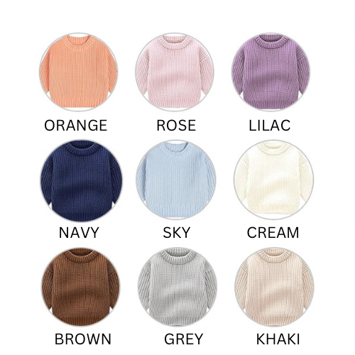 BABY KNIT SWEATERS - Petals & Thread