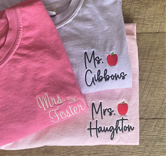 TEACHER TEE - Petals & Thread