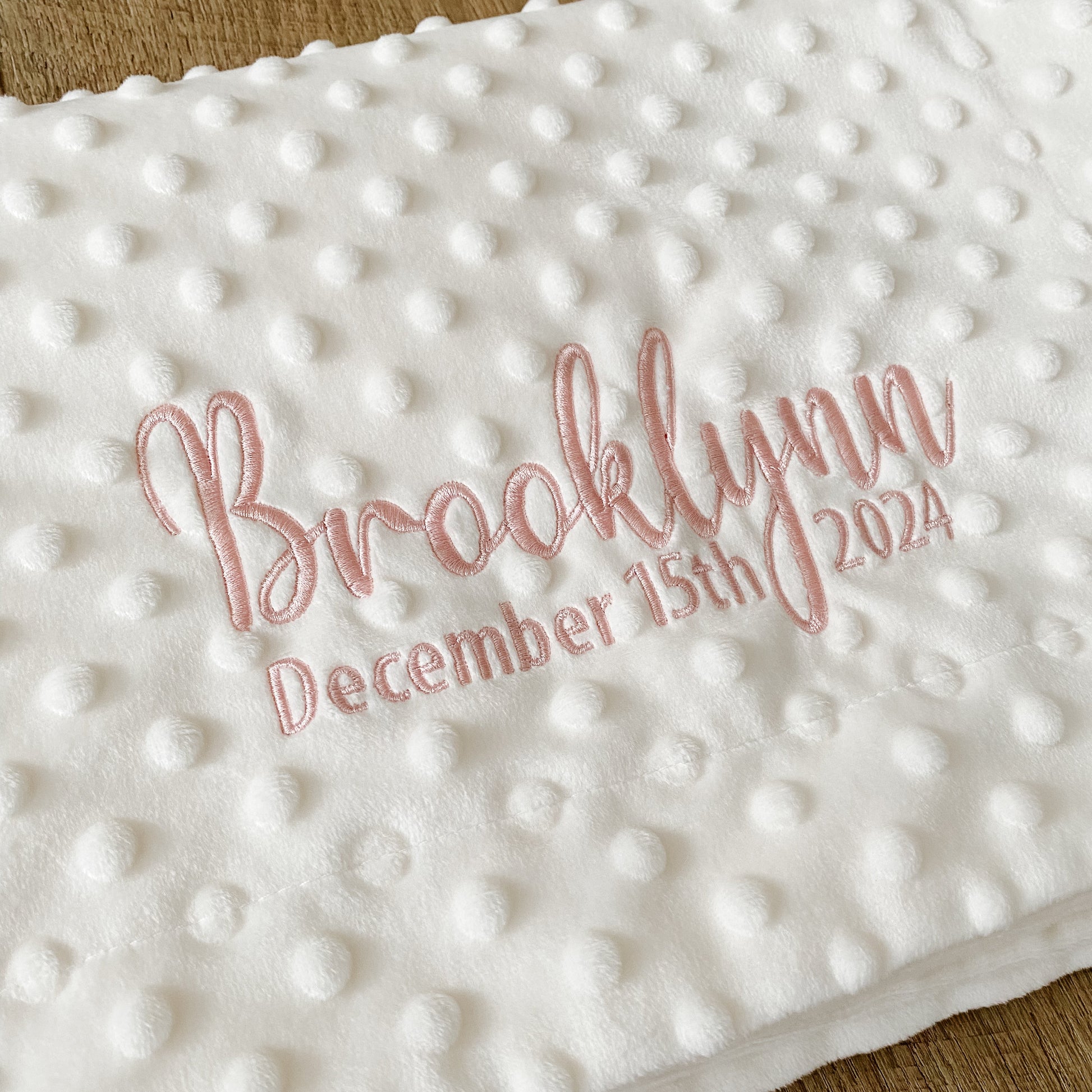 BABY BLANKETS - MINKY - Petals & Thread