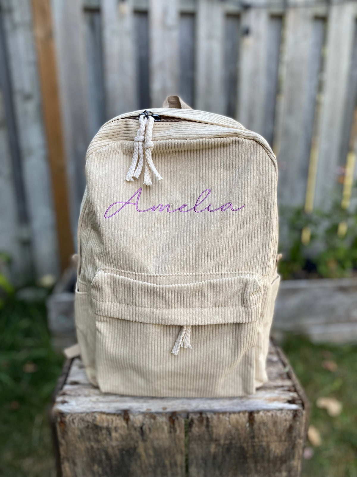 CORDUROY BACKPACKS - Petals & Thread