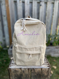 CORDUROY BACKPACKS - Petals & Thread