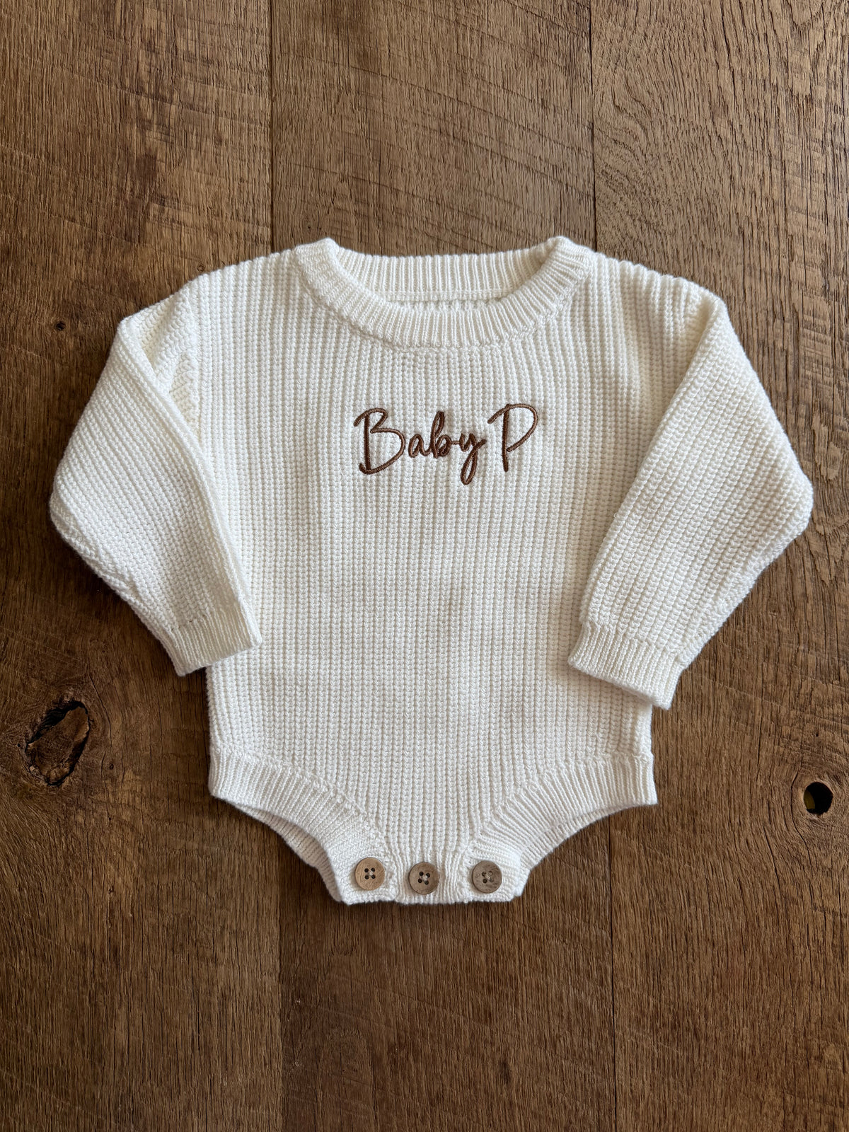 BABY KNIT ROMPER - Petals & Thread