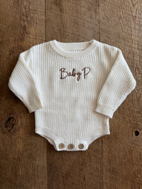 BABY KNIT ROMPER - Petals & Thread