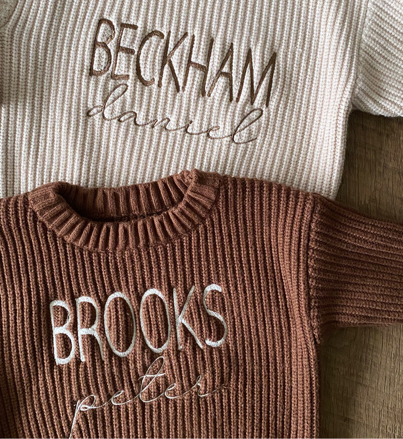 BABY KNIT SWEATERS - Petals & Thread