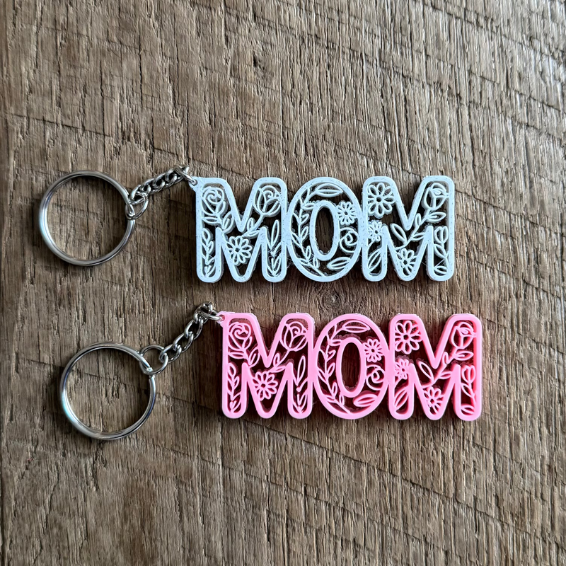 MOM KEYCHAIN - Petals & Thread