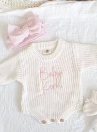 BABY KNIT ONESIES - Petals & Thread