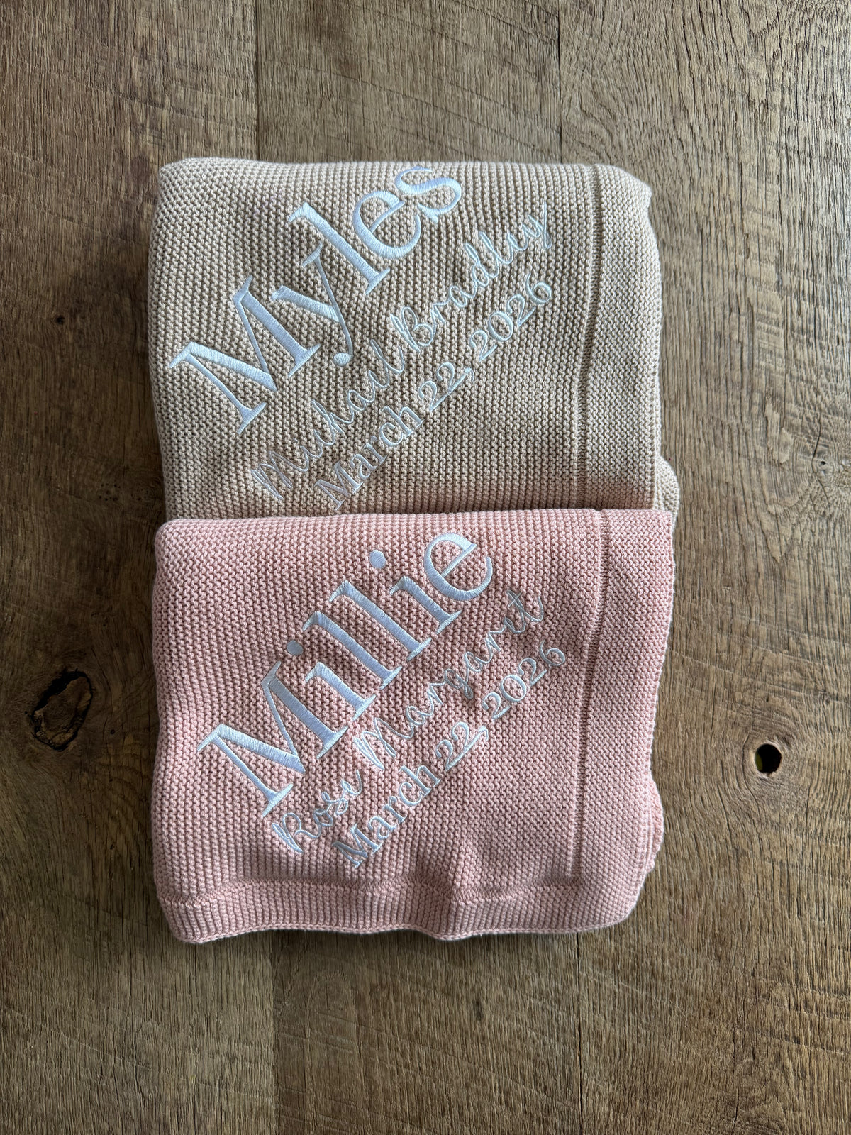 BABY KNIT BLANKETS - Petals & Thread