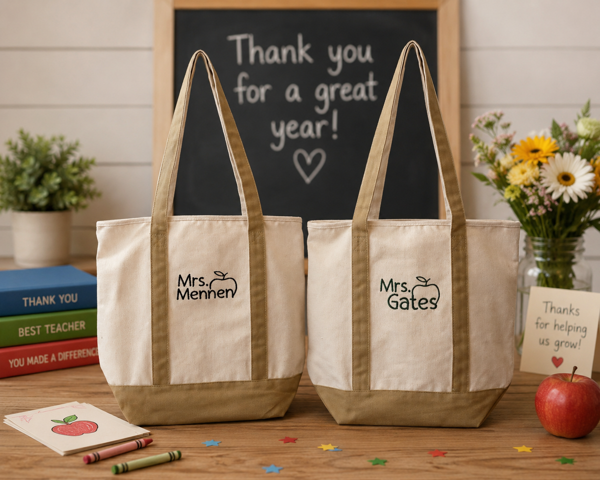 TEACHER TOTES - Petals & Thread