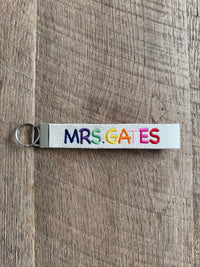TEACHER KEYCHAINS - Petals & Thread