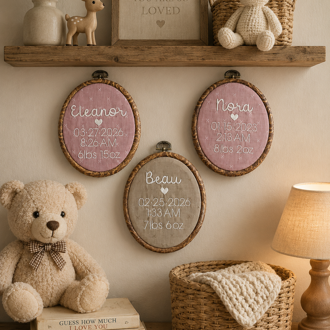 HEIRLOOM HOOPS - Petals & Thread