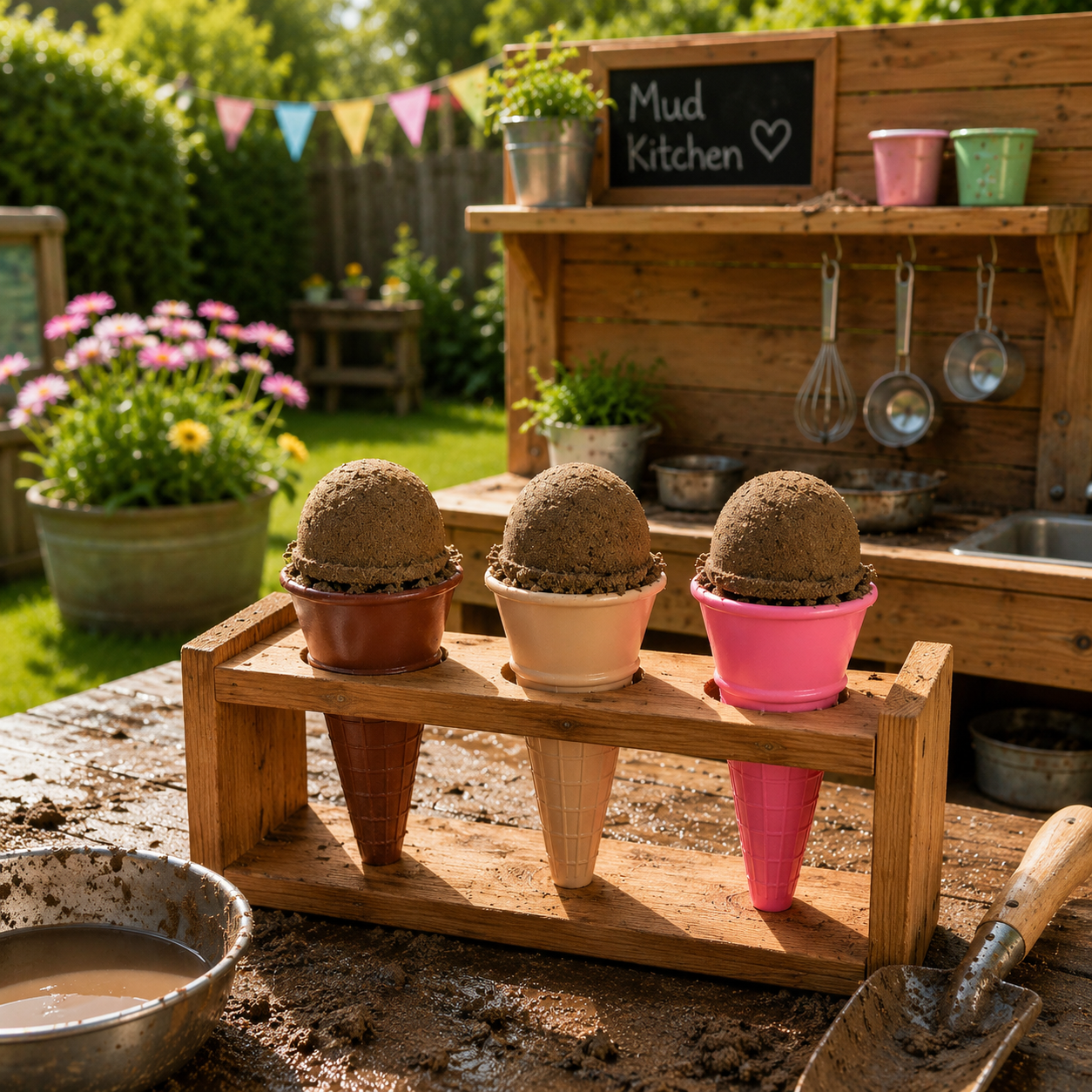 MUD KITCHEN CONES
