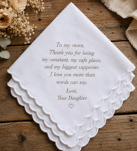 WEDDING HANDKERCHIEF - Petals & Thread
