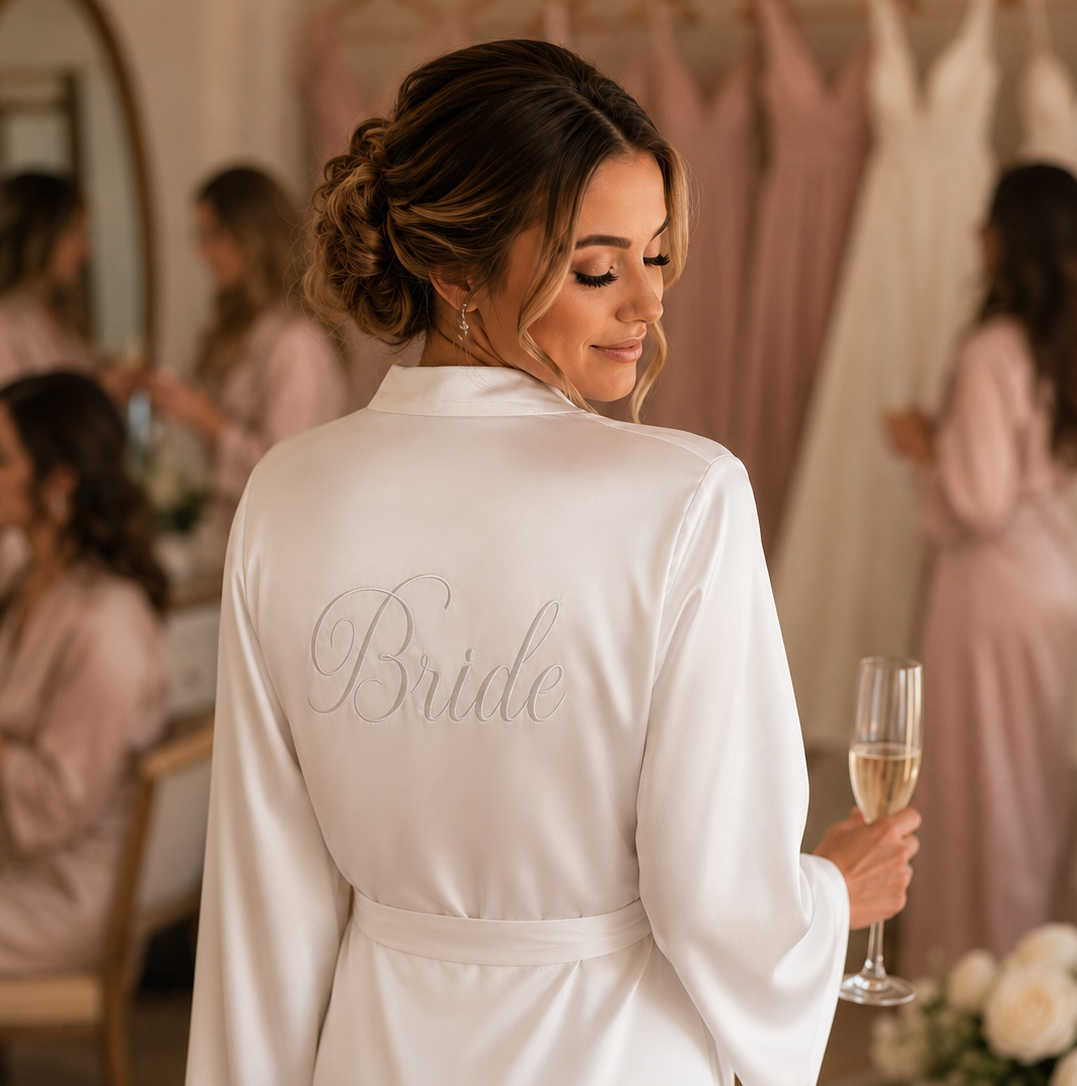 Wedding Robe - Petals & Thread