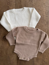 BABY KNIT ROMPER - Petals & Thread
