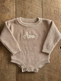 BABY KNIT ROMPER - Petals & Thread