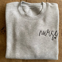 NURSE SCRIPT CREW - Petals & Thread