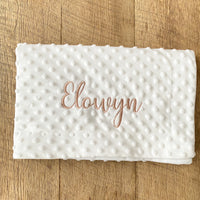 BABY BLANKETS - MINKY - Petals & Thread