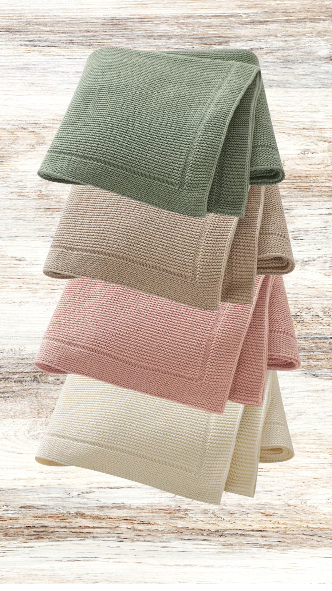 *NEW* BABY KNIT BLANKETS - Petals & Thread